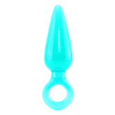 Mini Pleasures Jelly Butt Plug in Aqua -  Sex Toys & Adult Toys | XtoySmart Canada